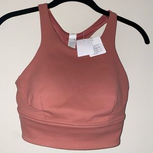 BRAND NEW WITH TAGS - LuluLemon Wunder Train Sports Bra - Brier Rose - size 6
